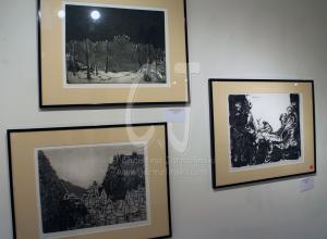 Black and White  Art Show  works by Erich Schmidt-Unterseher in Salisbury, MD