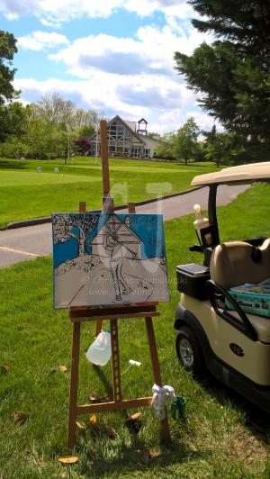 The Golfer - award winning by Christina Jarmolinski