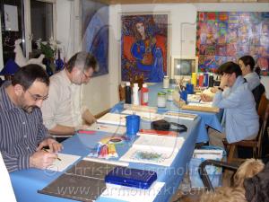 Some of these students were studying at the Malerhof for many years