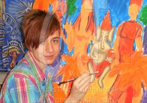 One of my students of many years, Philipp, who graduated and has his Art Masters 