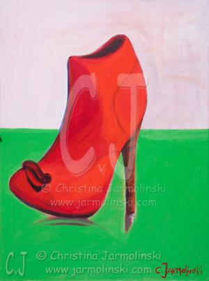 The Red Shoe by Christina Jarmolinski