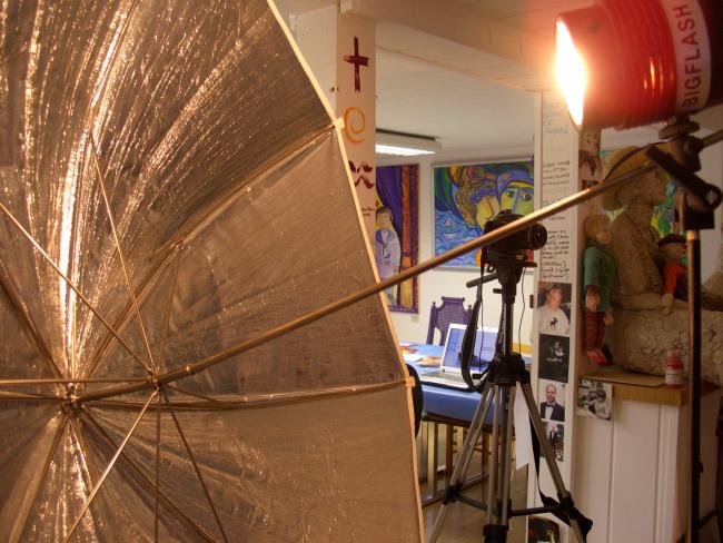 Photo Session with Rob de Koter in Christina Jarmolinski's Studio