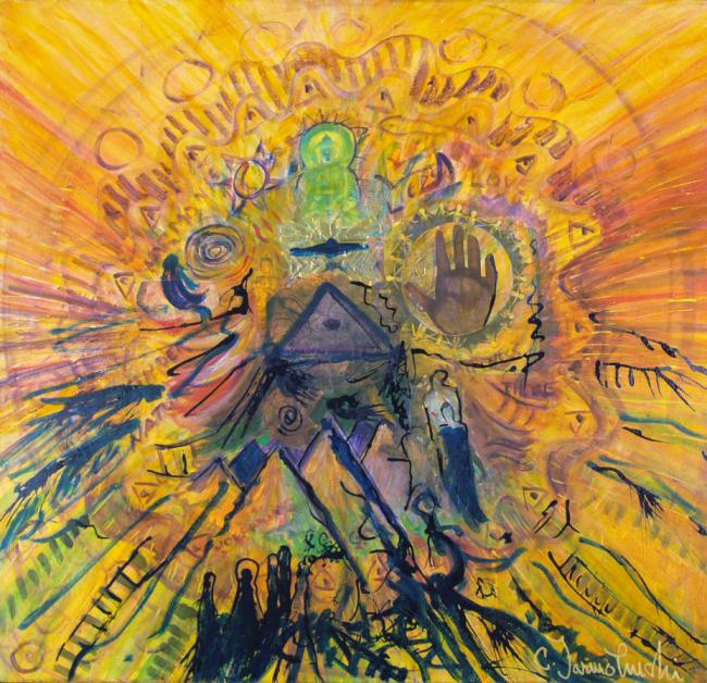 The Vision by Christina Jarmolinski - Mixed Media