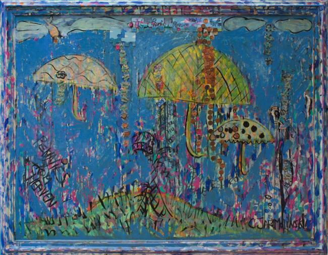 Pennies from Heaven - Assemblage by Christina Jarmolinski