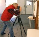 Rob de Koter photographing in my studio for my first website