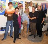 Christina and her students in the Malerhof by Christina Jarmolinski