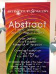 Abstract Collective Art Show Poster