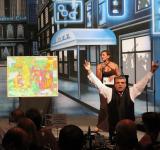 Art Auction 2012 painting Art is where my Heart is by C. Jarmolinski