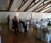 Here I am viewing all the preparations for this lovely event