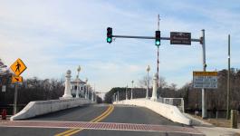 Bridge over the river Pocomoke in Snow Hill