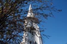 White Church tower in Berlin