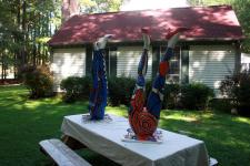 Finished Installation in front of my Studio