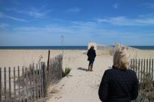 Friends and I on our Art Mission Day in Rehoboth and Bethany Beach by Christina Jarmolinski