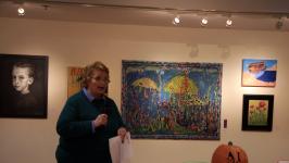 Members Art Show in AI&G Salisbury opening by Andrea Gentry-Seidl
