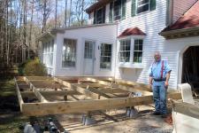 Rob and the new deck I