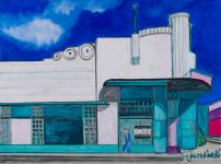 South Beach, Fl. painting by Christina Jarmolinski