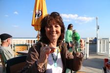 St. Patty's Day on the boardwalk of Ocean City, MD.  by Christina Jarmolinski
