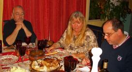 Thanksgiving 2007- Rob, Christian and I with Friends