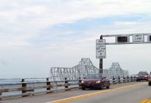The Bay Bridge-over the Chesapeake Bay -feared by many by Christina Jarmolinski