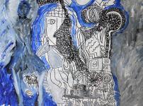 Where am I?-Mixed media  by Christina Jarmolinski