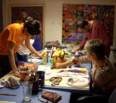 art class with Christina Jarmolinski in the Malerhof