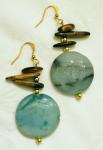 Earrings custom designer for the African Amber, Art Jewelry-sold  by Christina Jarmolinski