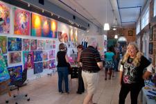 Works by Christina Jarmolinski at Syzygy Gallery, downtown Ft. Myers, Fl.