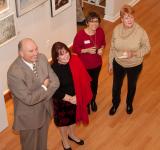 Guests visiting the Art Show in Art Center of Ocean City, MD.