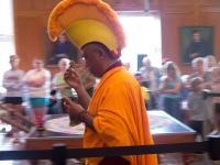 Closing and Dispersal Ceremony of Sand Mandala Amitayus