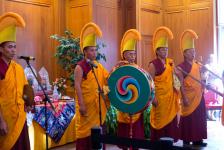 Closing and Dispersal Ceremony of Sand Mandala Amitayus