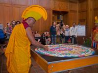 Closing and Dispersal Ceremony of Sand Mandala Amitayus