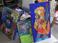 Other new paintings and mixed medias by Christina Jarmolinski