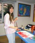 Corinna- one of my Malerhof Art School students