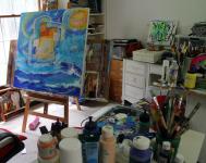 work in progress on the Island breeze