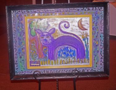 My Donation for the Auction-Cat in the Moonlight