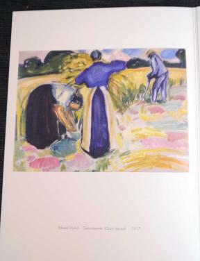 Edward Munch Grain Harvest in Gallery Thomas  Munich, Germany