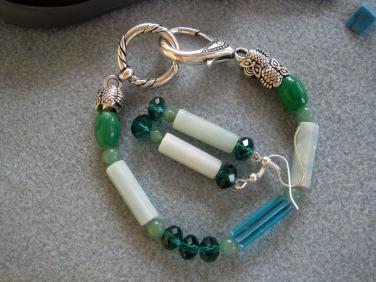 Ocean Dreams Bracelet and Earrings by Christina Jarmolinski