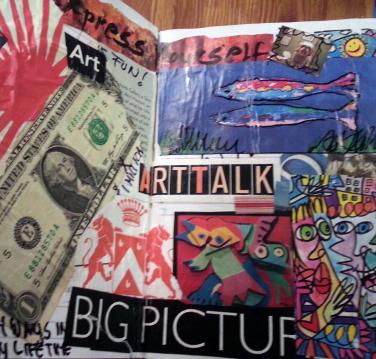 Art Journal page 1 by Christina Jarmolinski